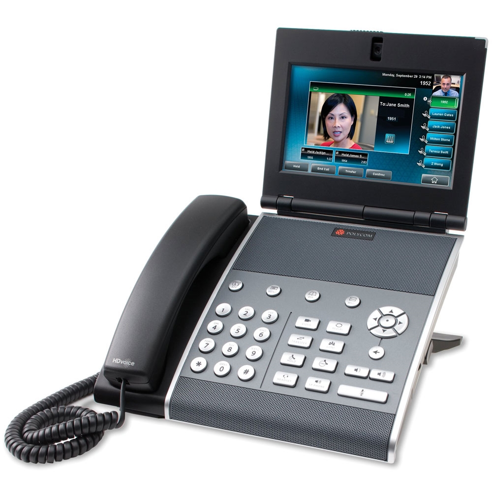 VVX1500 Systems 6-line Business Media Phone without power supply