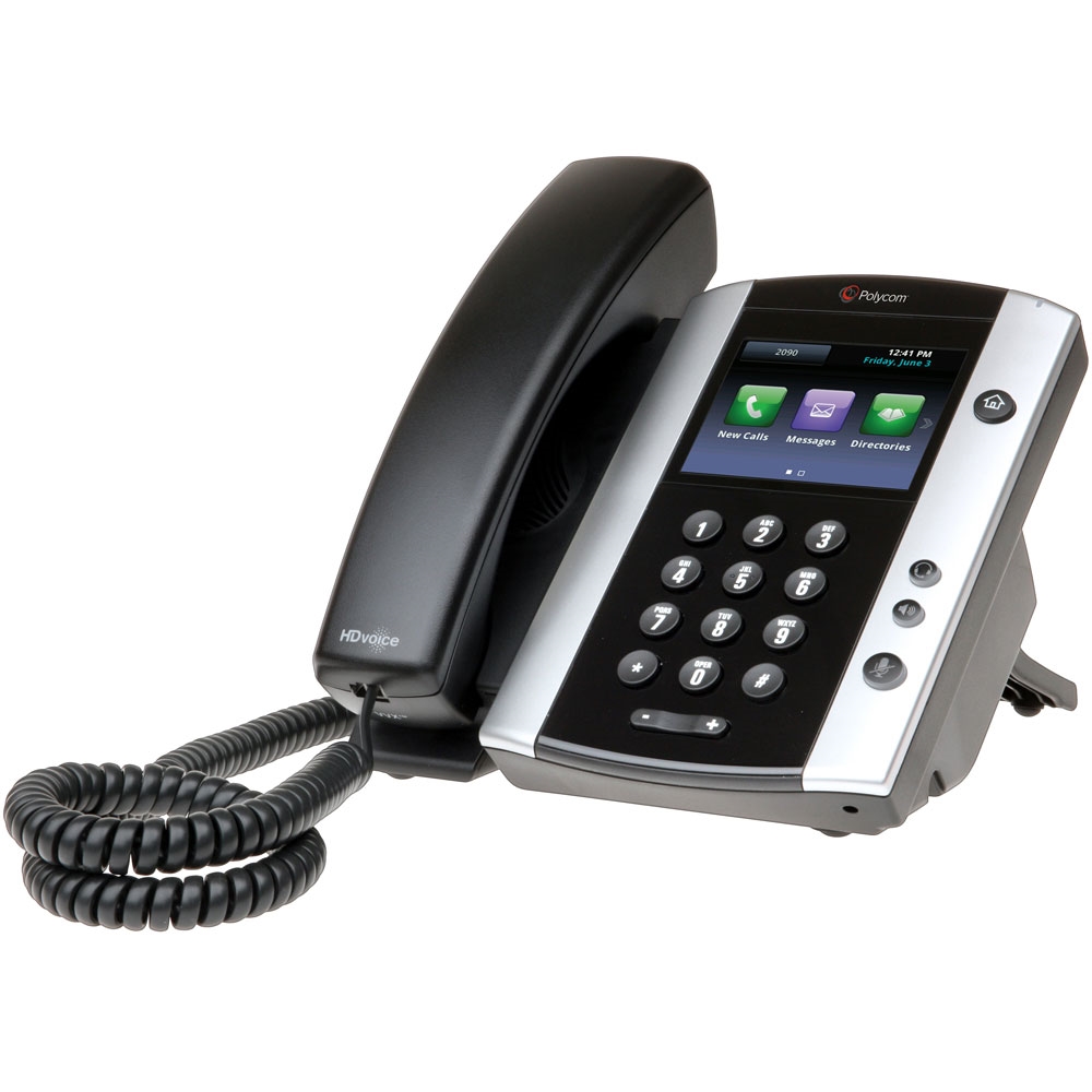 VVX1500 Systems 6-line Business Media Phone without power supply